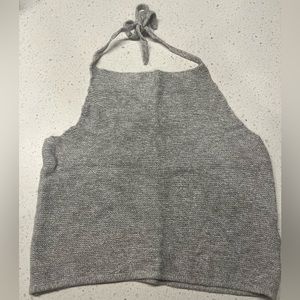 Brandy Melville crop top, gray, one size